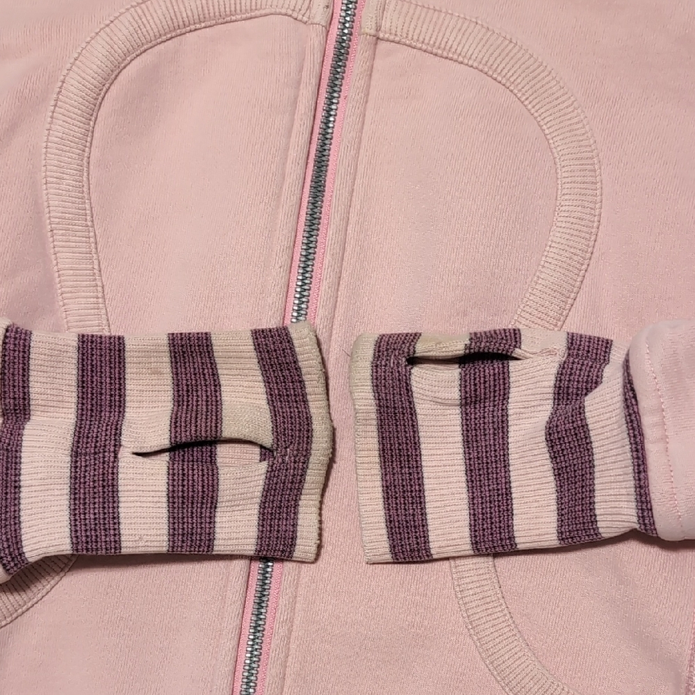 lululemon athletica Pink Hoodie with Purple Stripes - Picture 3 of 6